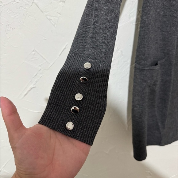 NWT JM Collection Petite Open-Front Button-Cuff Cardigan Sz PP/ 2P/ Small P - Picture 5 of 8